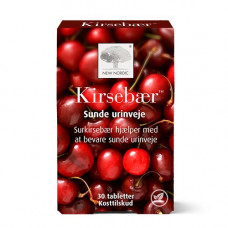 New Nordic - Kirsebær 30 tabletter